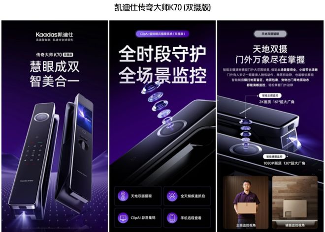 深化多功能智能锁安防再升级J9九游会从功能满足到体验(图4) 深化多功能智能锁安防再升级J9九游会从功能满足到体验(图4)